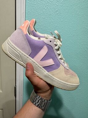VEJA "SUEDE MULTI COLOR LAVANDER"
